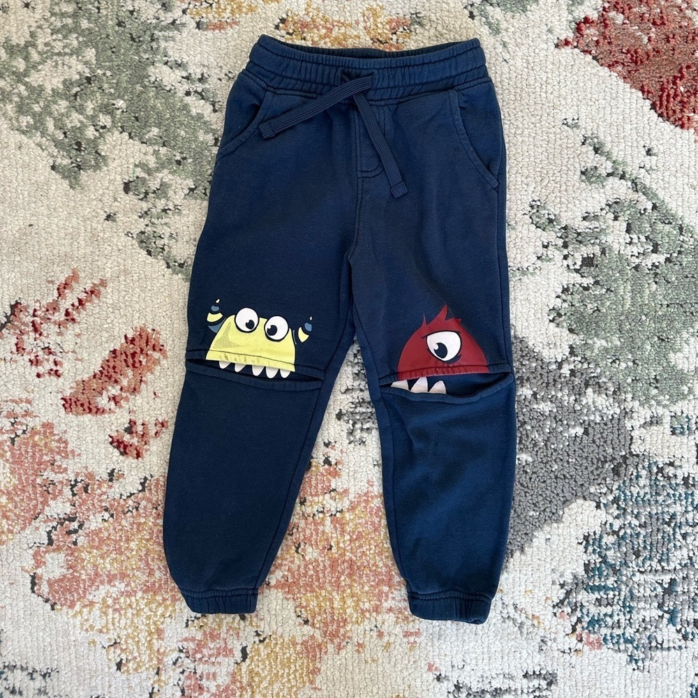 365 Kids from Garanimals Boys sz 4 Monster Jogger Pants